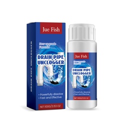 Jue-Fish Drain Cleaner Bathroom Kitchen Pipe Drain Powerful Dredge Clean Clean Dirt