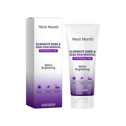 West&Month Exfoliating Gel, Gently Exfoliating, Brightening, Hydrating And Moisturizing Care Gel