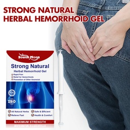 South Moon Strong Natural Herbal Hemorrhoid Gel, Repair Anal Relief Itching Discomfort And Hemorrhoid Treatment Gel