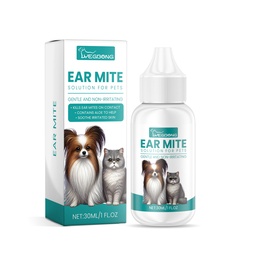 Yegbong Pet Ear Cleaning And Care Solution, Cat And Dog Ear Canal Earwax Odor Cleaning And Cleaning Solution