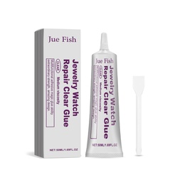 Jue-Fish Jewelry Watch Repair Transparent Adhesive, Multifunctional Oil-Based Transparent Sol Seamless Waterproof Adhesive