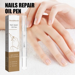 West&Month Nails Repair Oil Pen, Hand And Foot Gray Nails Clean Soft Nails Rotten Nails Thickening Toenail Care Solution