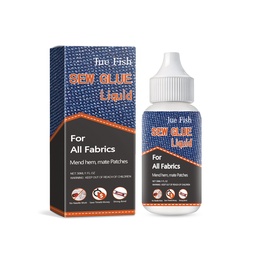 Jue-Fish Clothing Repair Glue Fabric Glue Needle Thread Clothing Mending Glue Washable Ironing Adhesive
