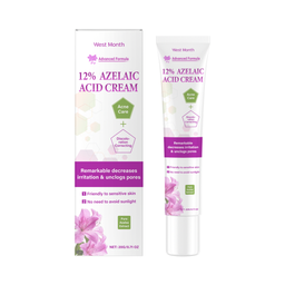 West&Month Azelaic Acid Cream Daily Acne Gentle Cleansing And Repair Skin Smooth And Moisturizing Cream