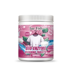 Jue-Fish Clothing Cleaning Effervescent Tablet Biological Enzyme Explosion Salt Clothing Stain Removal And Fragrance Cleaning Tablet