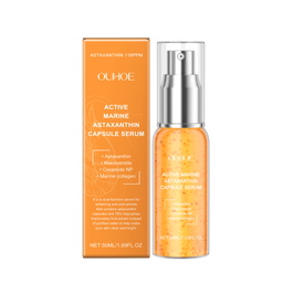 OUHOE Astaxanthin Facial Essence Moisturizes And Moisturizes Delicate Skin Hydrating, Brightening And Moisturizing Skin Essence