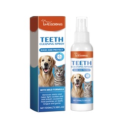 Yegbong Pet Breath Refreshing Spray, Clean Teeth Tartar Odor Care Lasting Fresh Care