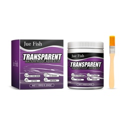 Jue-Fish Transparent Waterproof Adhesive, Balcony Kitchen Exterior Wall Roof Leak Repair Brick Leak Proof Waterproof Paint