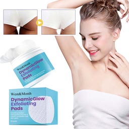 West&Month Exfoliating Pad, Clean Dead Skin Fade Black Delicate Brightening Skin Pad