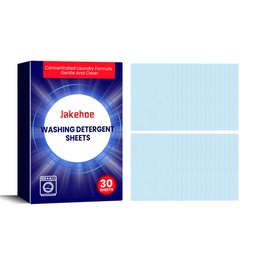 Jakehoe Laundry Cleaning Tablet, Clean Clothes Oil Stains Soft Color Protection Clean White Lasting Fragrance Laundry Sheet