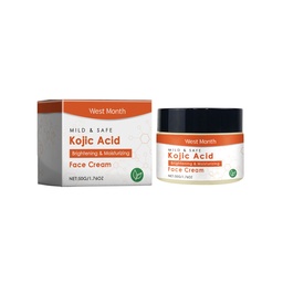 West&Month Moisturizing Moisturizing Face Cream, Gentle Care Bright Moist Moisturizing Facial Skin Care Cream