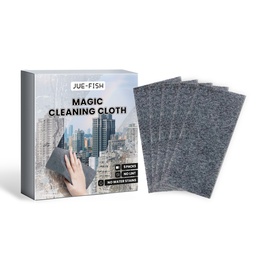 Jue-Fish Fiber Cloth Window Cup Car Windshield Cleaner Smooth Wet And Dry Decontamination Cloth