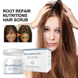 West&Month Root Repair Nutrition Shair Scrub, Repair Damaged Hair Moisturizing Root Anti Hair Loss Fixed Hair Scrub