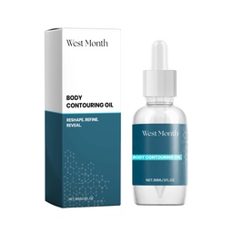 West&Month Body Contouring Oil, Gentle Hydrating Moisturizing Skin Massage Emollient Body Oil