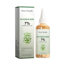 West&Month Glycolic Acid Toner, Gently Moisturizing, Hydrating, Moisturizing And Refreshing Skin