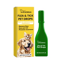 Yegbong Flea & Tick Pet Drops, Cats And Dogs Clean Outside Flea Lice Tick Skin Anti-Itch Care