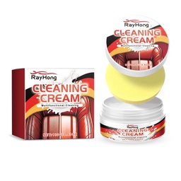 Rayhong Cleaning Cream, Car Seat Instrument Panel Leather Cleaning Decontamination Maintenance Refurbishment Cream