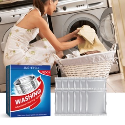 Jue-Fish Washing Machine Cleaner, Washing Machine Tank Automatic Drum Liner Dirt Cleaning Sheet