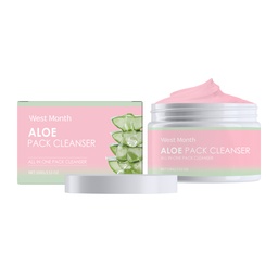 West&Month Aloe Soothing Cleanser Gently Cleans Pores, Exfoliates And Smoothes Skin