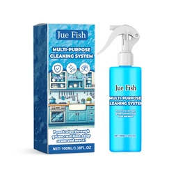 Jue-Fish Kitchen Grease Foam Cleaner, Multi-Functional Gentle Decontamination Kitchen Stove Top Cleaning Product